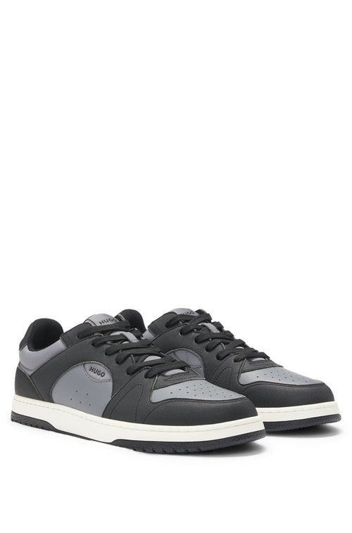 Low-Top Sneakers with Synthetic Leather HB