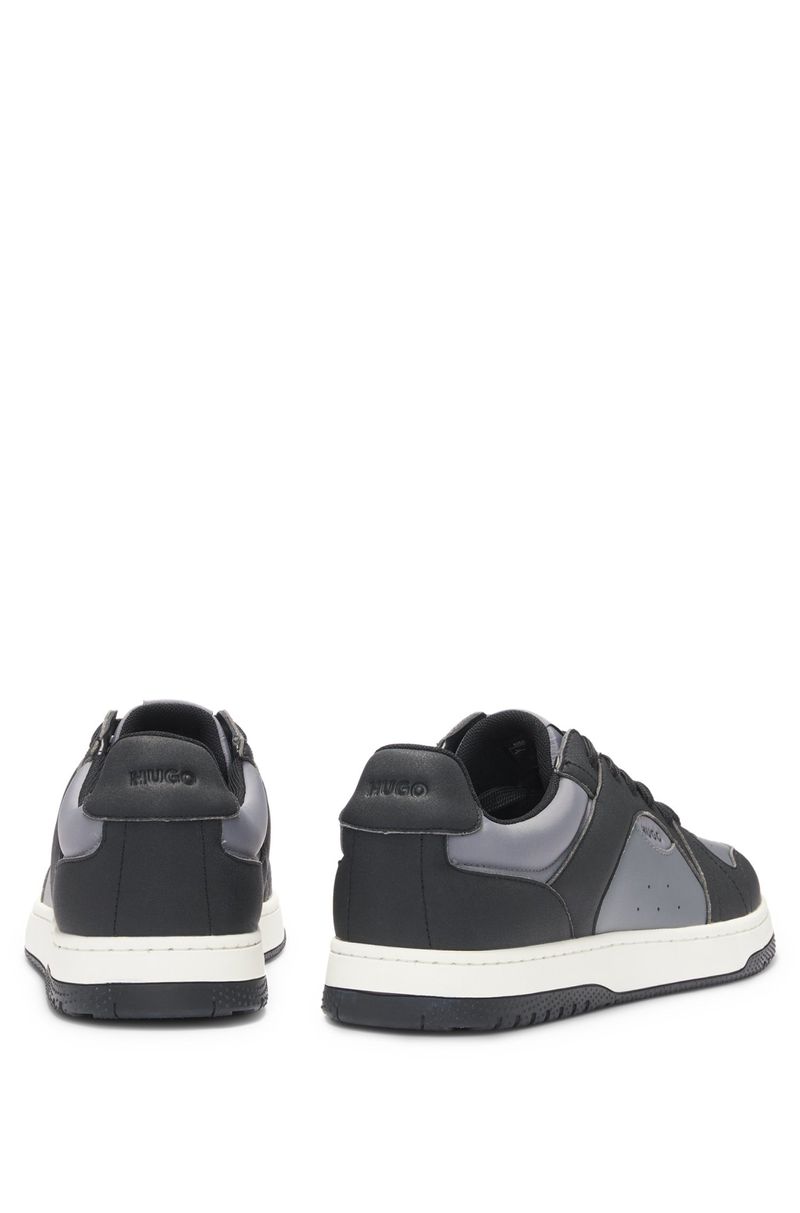 Low-Top Sneakers with Synthetic Leather HB