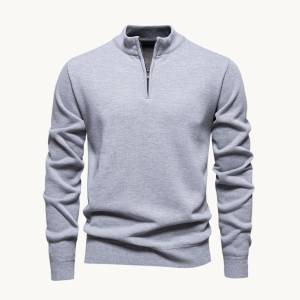 60% OFF | Classic Zip Pullover - Sweater