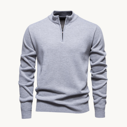 60% OFF | Classic Zip Pullover - Sweater