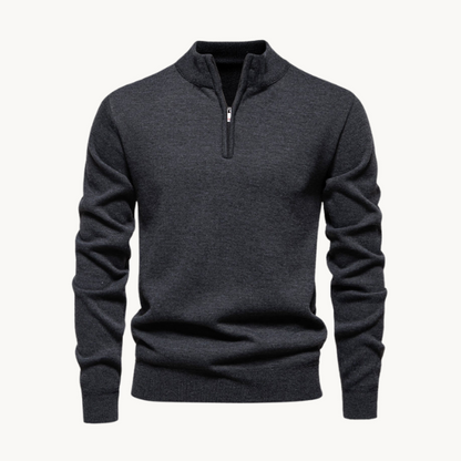 60% OFF | Classic Zip Pullover - Sweater