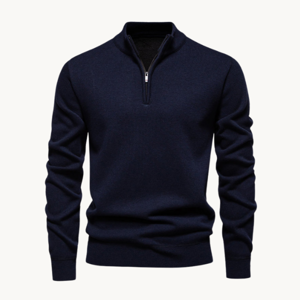 60% OFF | Classic Zip Pullover - Sweater