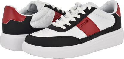 GSS Men's Chaze Sneakers, Black/White/Red 001